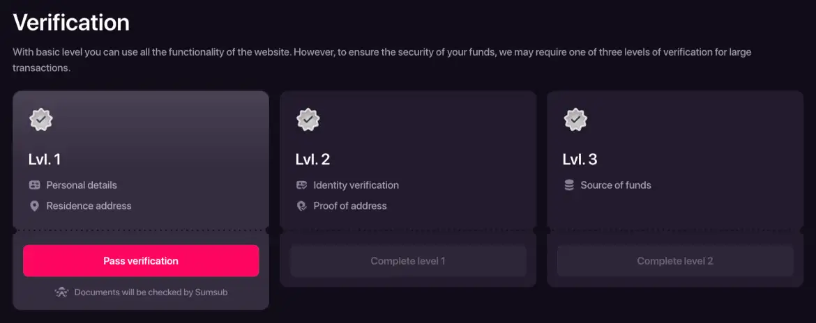 Centro de ayuda de CHEXX sobre registro o verificación KYC